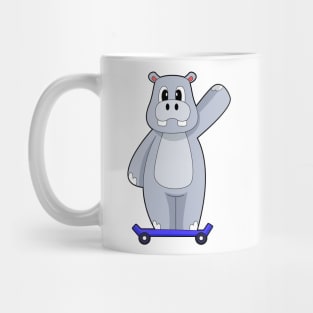 Hippo Skater Skateboard Mug